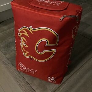 Budweiser Calgary Flames Cooler Backpack